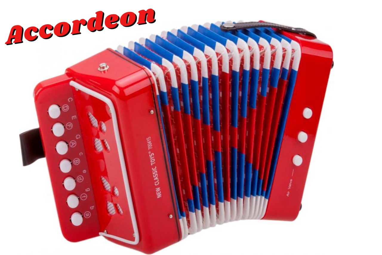 

Детская гармошка Accordeon Красная