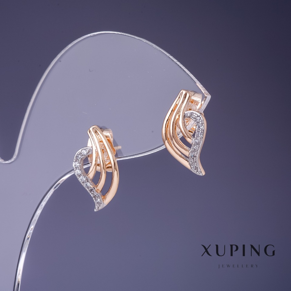 

Серьги Xuping 6х9мм "позолота 18К", ida25549