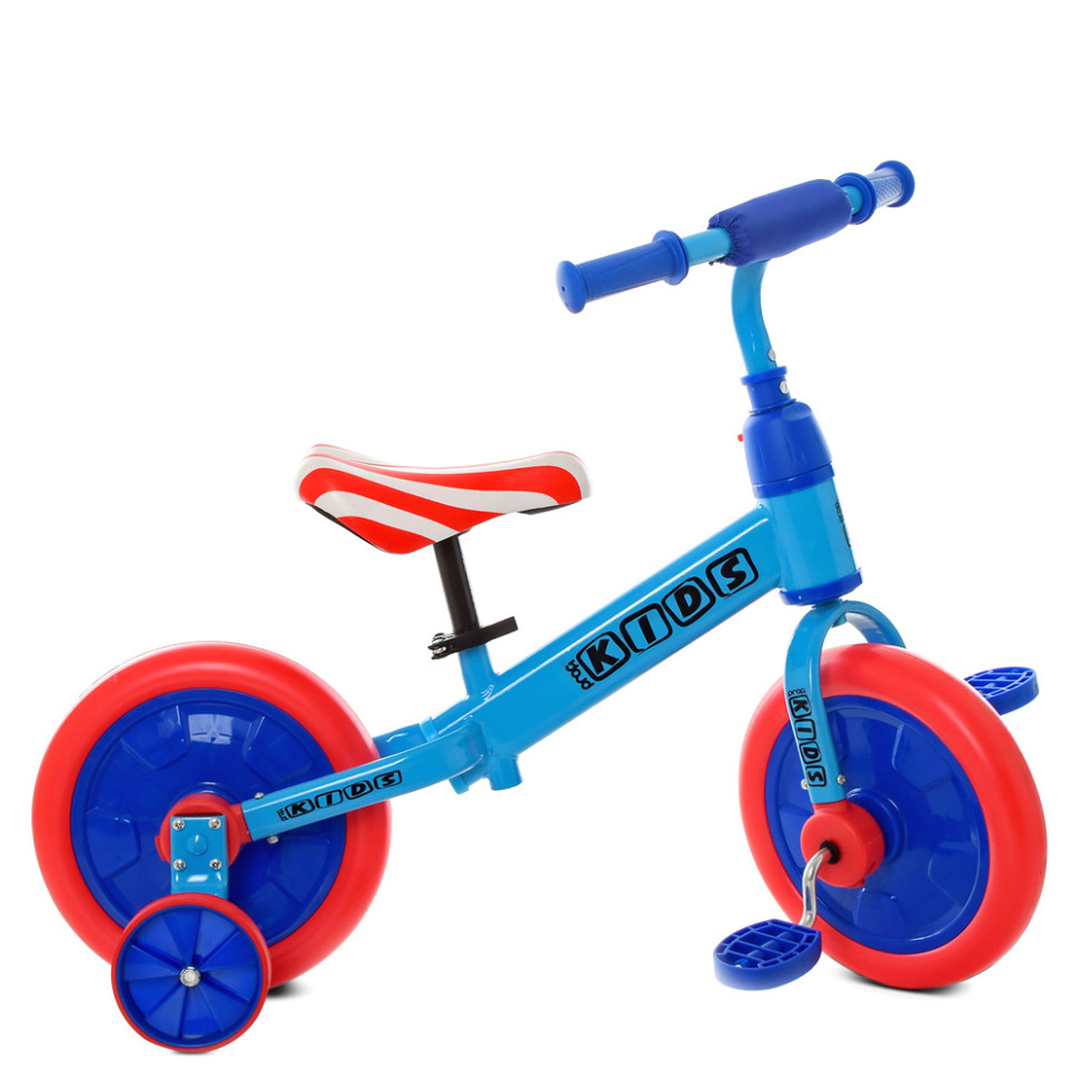 

Беговел детский Profi Kids М 5453-3 Синий, 12 дюймов