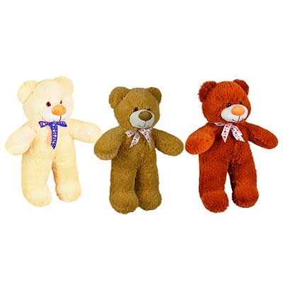 

Игрушка мягкая Медведь средний белый, медовый, коричн. 159