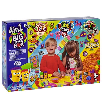 

Набор креативного творчества BIG CREATIVE BOX 4в1 укр BCRB-01-01U