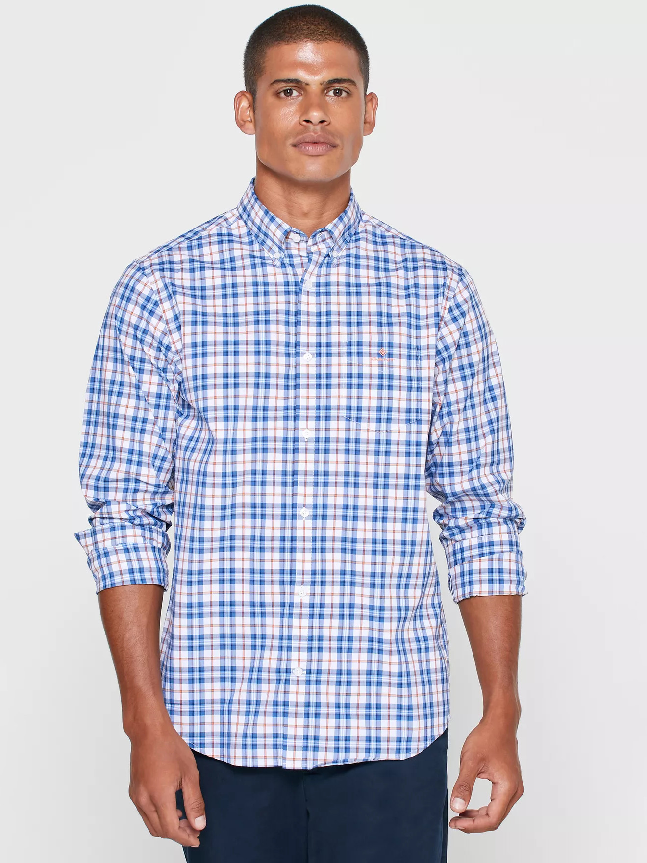 

Рубашка GANT Tp Bc Multi Check Reg Bd 3023730  Arancia, Рубашка GANT Tp Bc Multi Check Reg Bd 3023730 XL Arancia