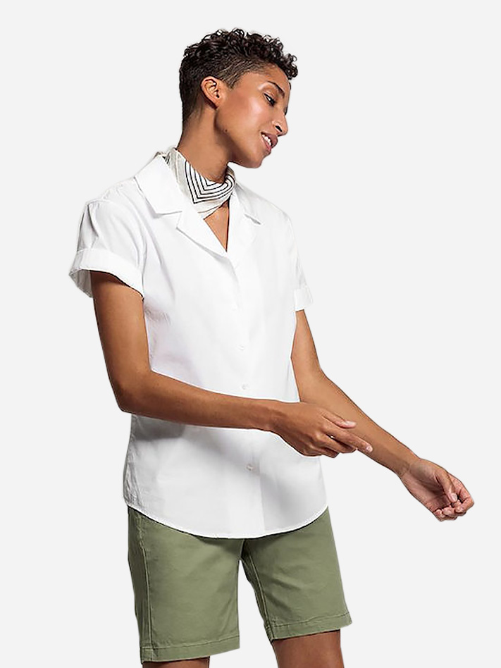 Акція на Сорочка жіноча GANT Crisp Біла Ss Shirt 4311130 38 Біла від Rozetka