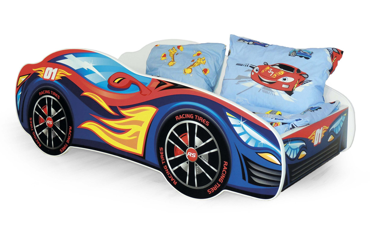 

Кровать-машинка Speed (с матрасом) 70х140 см. Halmar (250547)
