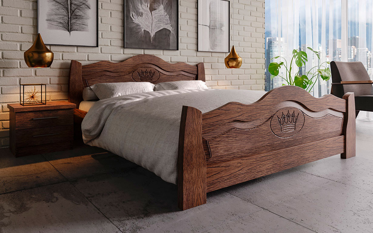 

Кровать Корона 160х200 см. ЧДК