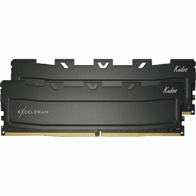 

Модуль памяти EXCELERAM Kudos Black DDR4 3200MHz 32GB Kit 2x16GB (EKBLACK4323216CD)