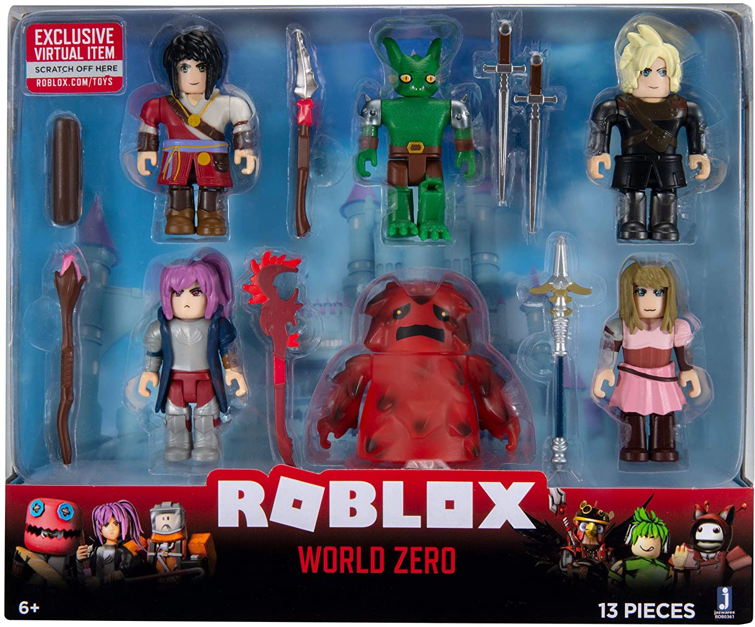 

Роблокс игровой набор с фигурками World Zero W8 Jazwares Roblox Multipack (ROB0361)