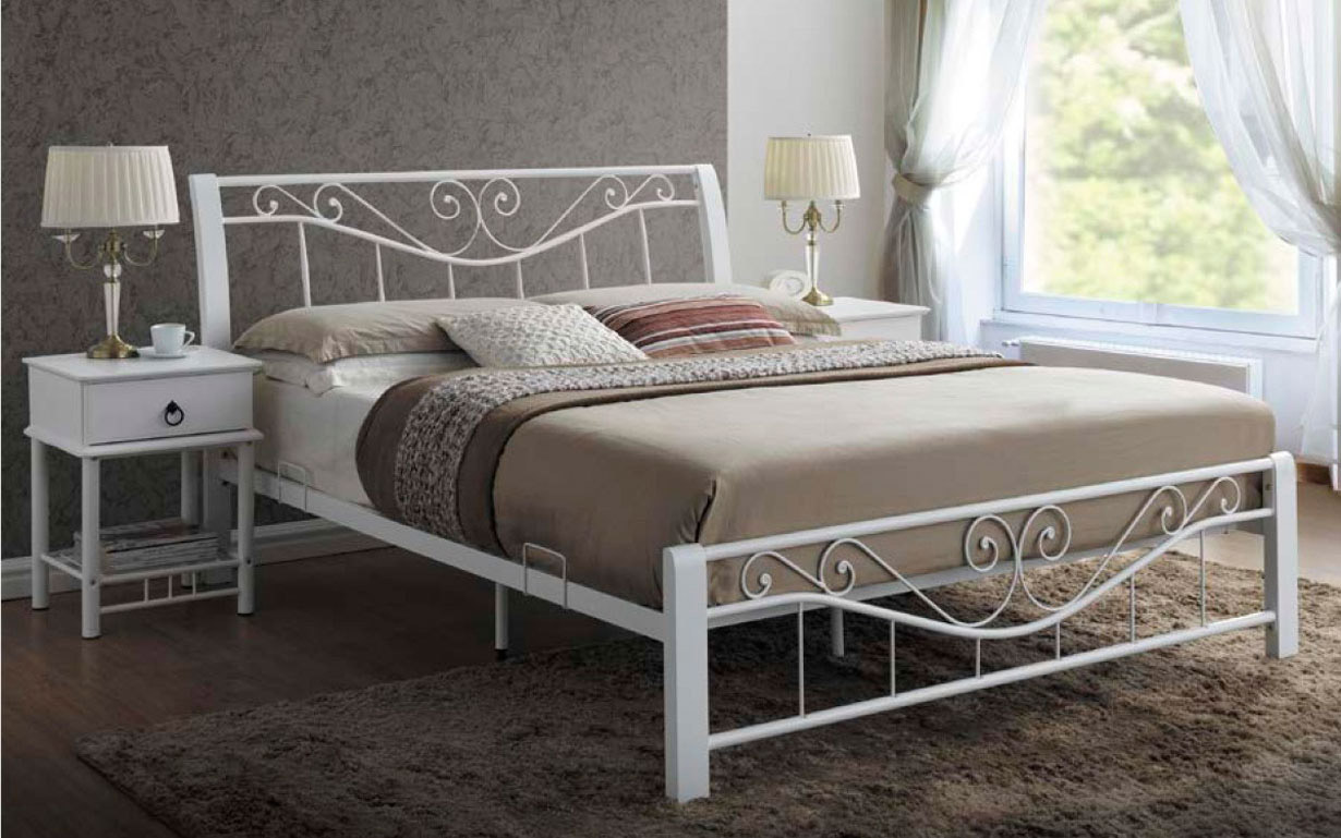 

Кровать Parma white 160х200 см. Signal