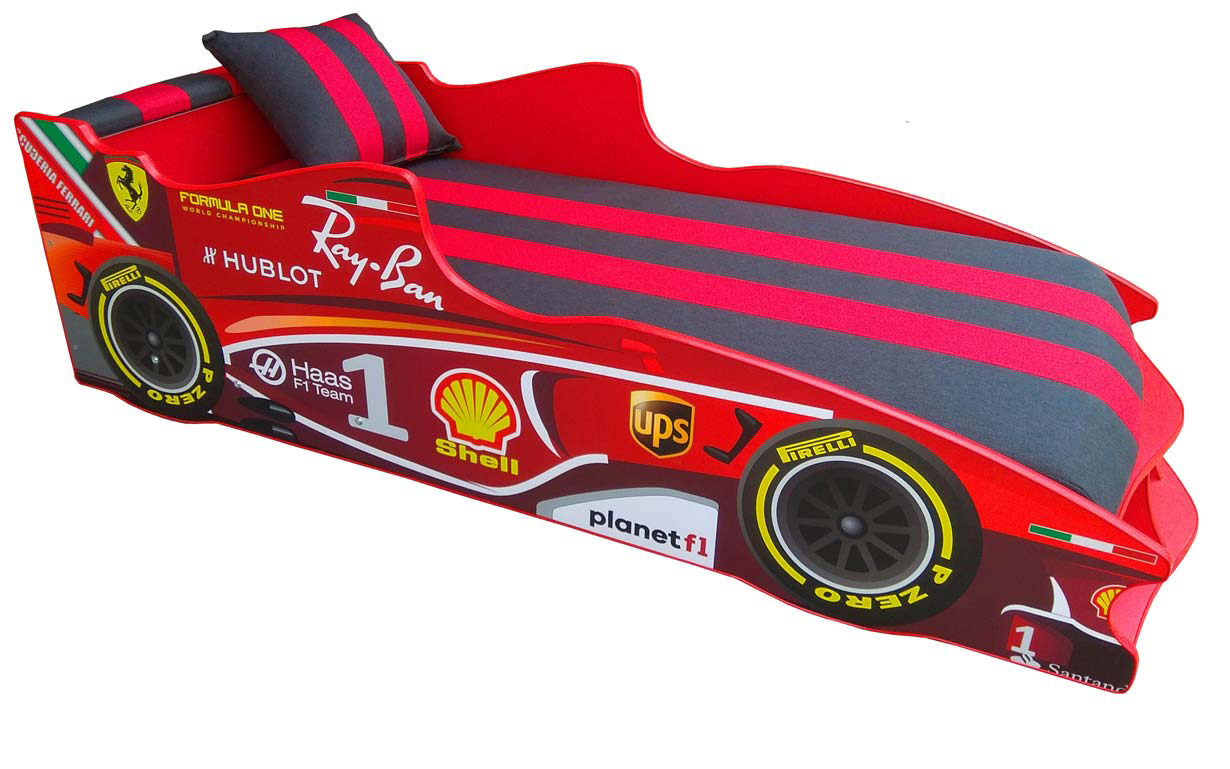 

Кровать Формула 1 с механизмом 80х170 см. Мягкий спойлер+подушка Viorina-Deko (300104)