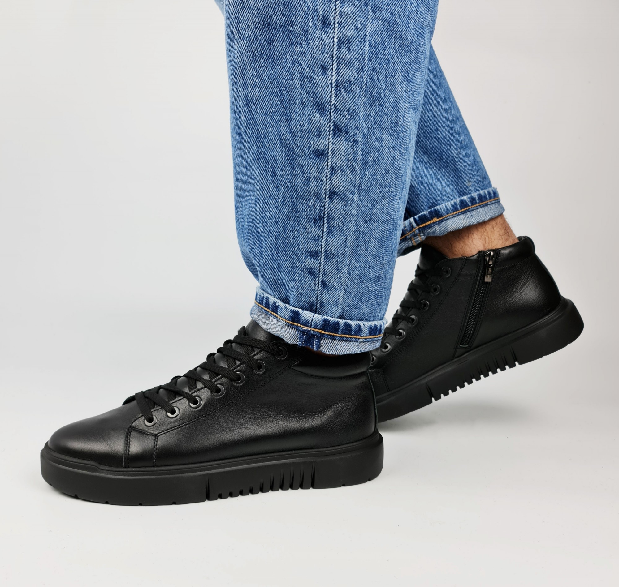 

Кеды BRAXTON 339leather 45 30 см Черные