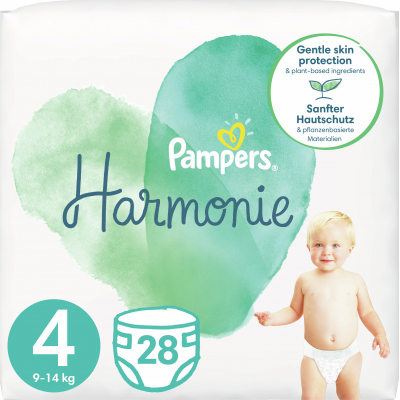 

Подгузник Pampers Harmonie Размер 4 (9-14 кг) 28 шт (8006540156636)