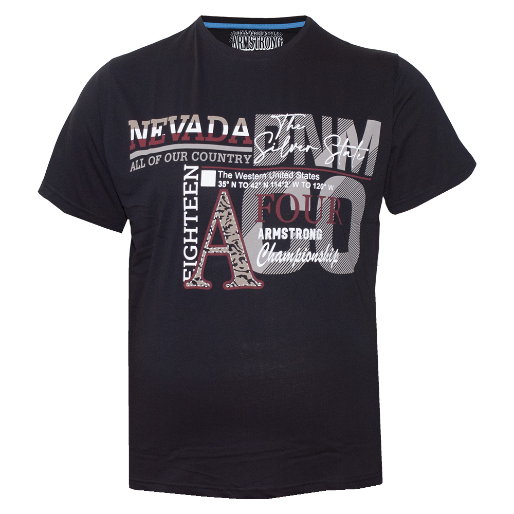 

Футболка мужская ARMSTRONG fu01184008 () чёрный, Футболка мужская ARMSTRONG fu01184008 (68) чёрный