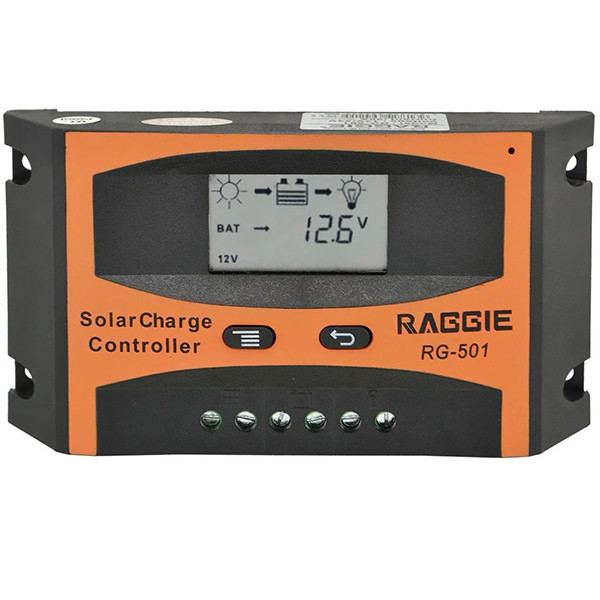 

Контроллер для солнечной батареи Raggie Solar controller RG-501D 20A