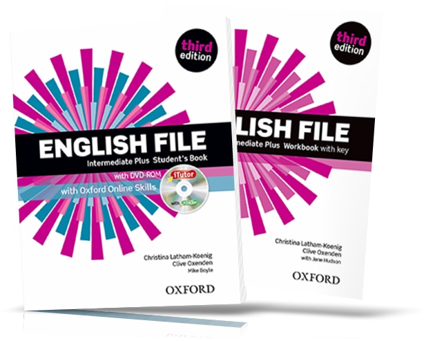 

English File Intermediate Plus, Student's book + Workbook / Учебник + Тетрадь английского языка