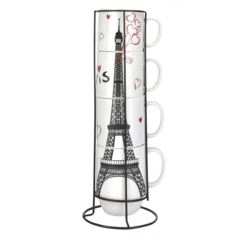 

Набор чашек Limited Edition Paris B1163-09359-4 (420мл) 5пр