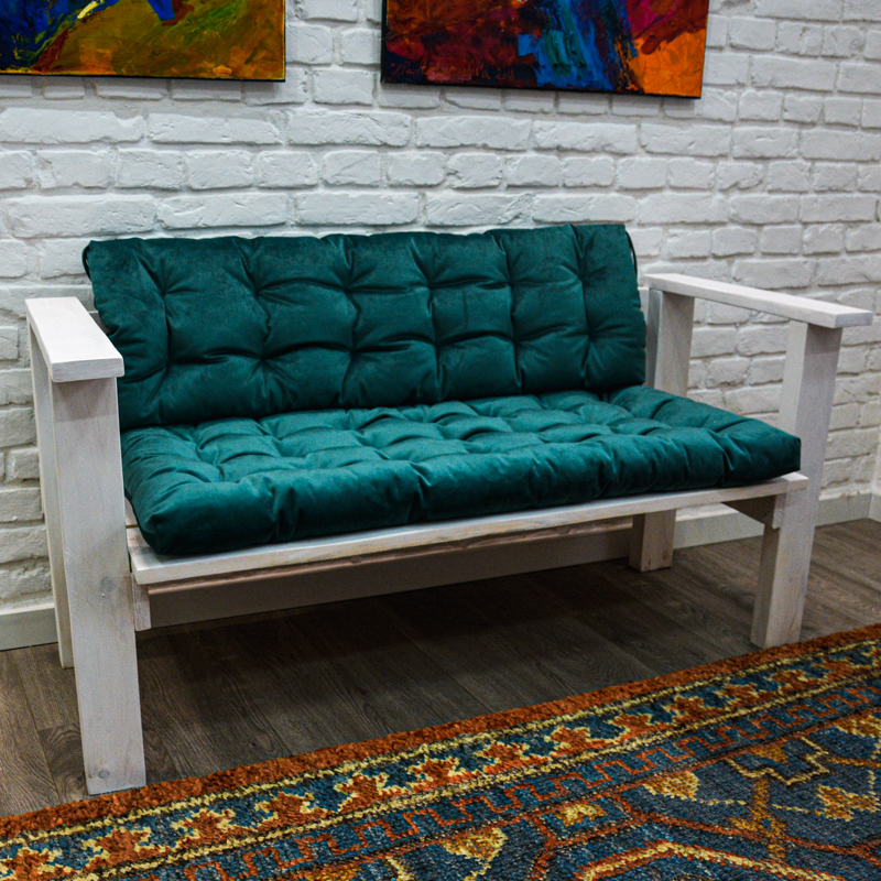 

Подушка для садовой мебели Time Textile Velours Emerald Зеленый 13737-sp 60х150 см