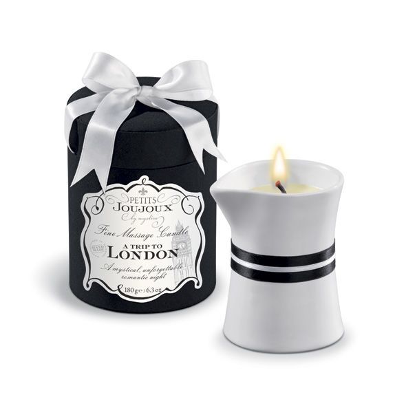 

Массажная свечa 190 г Petits Joujoux London Rhubarb Cassis and Ambra
