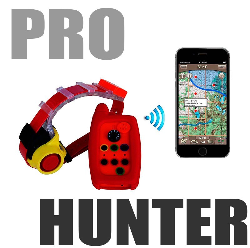 

Бипер для охотничьих собак с трекером, радиоканал до 5 км и пультом ДУ HUNTER Garmin