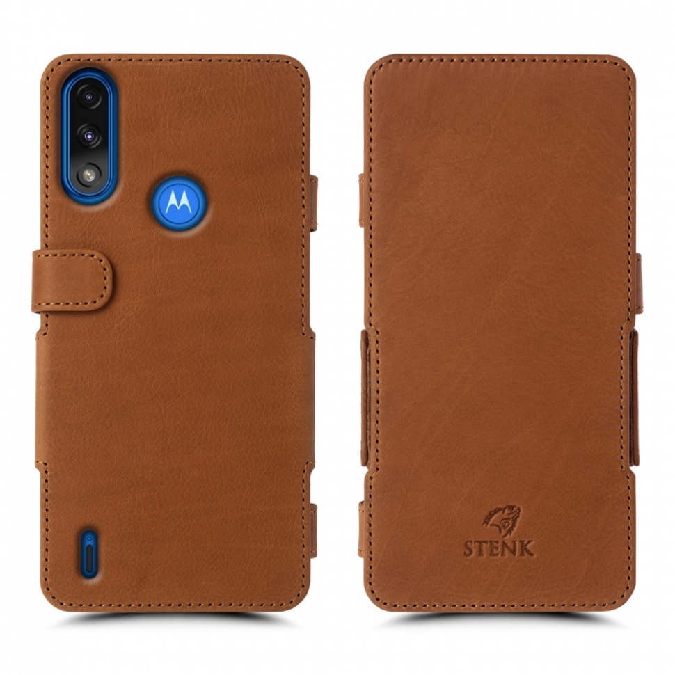 

Чехол книжка Stenk Prime для Motorola Moto E7 Power Camel