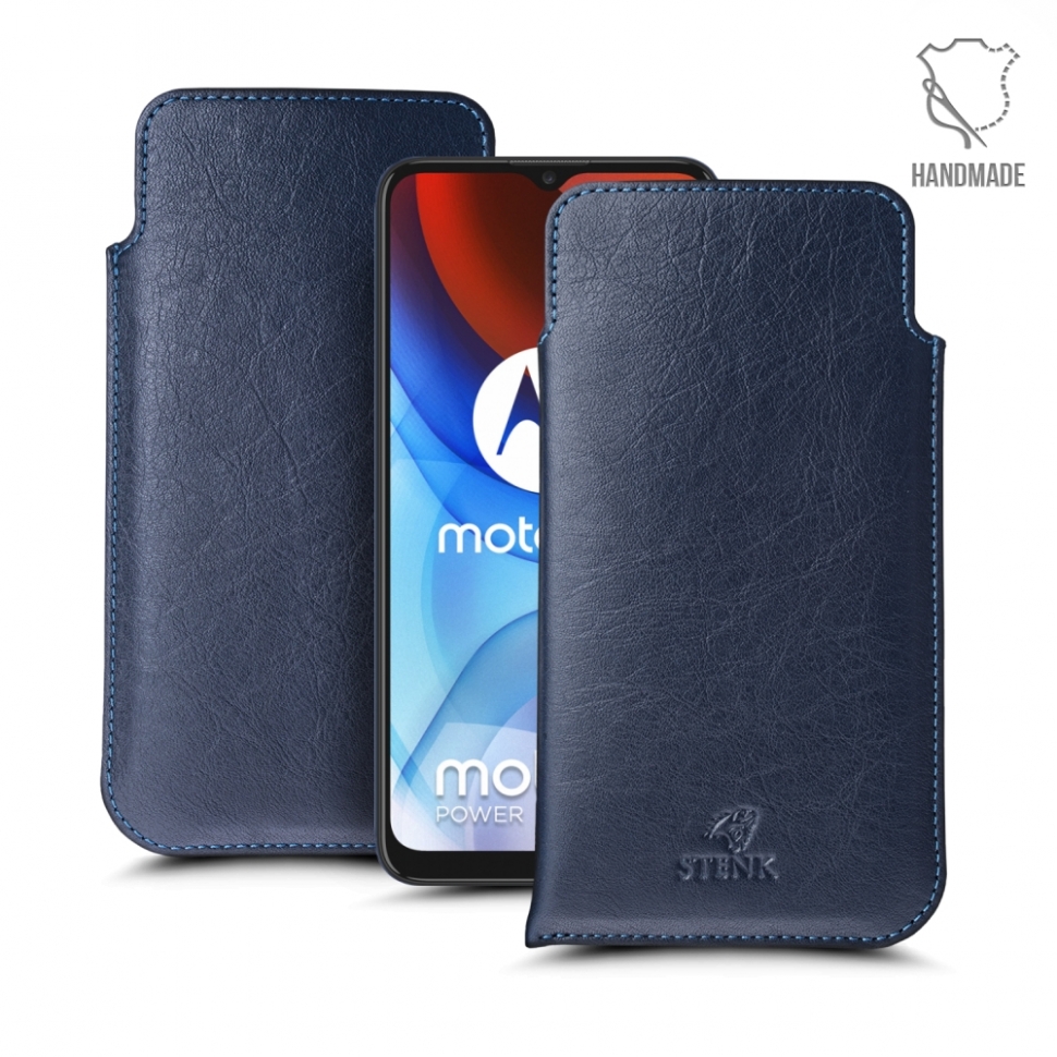 

Футляр Stenk Elegance для Motorola Moto E7 Power Синий