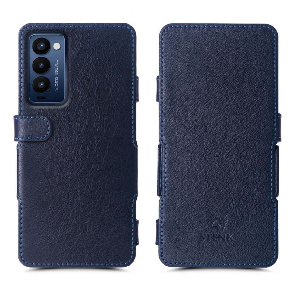

Чехол книжка Stenk Prime для TECNO Camon 18P Синий