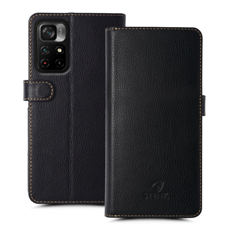 

Чехол книжка Stenk Wallet для Xiaomi Poco M4 Pro 5G Черный