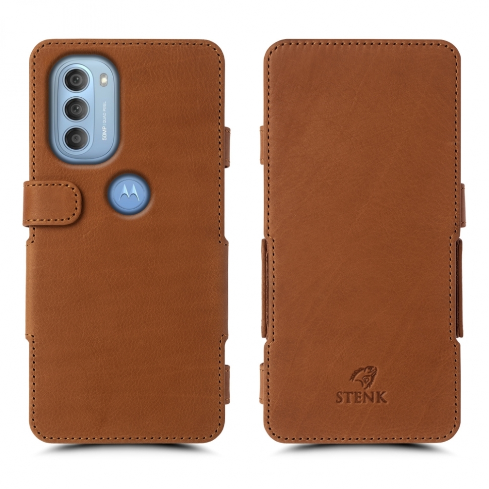 

Чехол книжка Stenk Prime для Motorola Moto G51 5G Camel