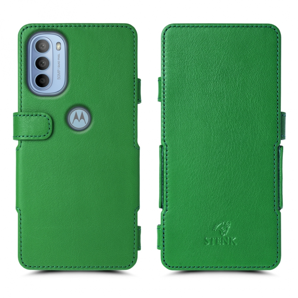

Чехол книжка Stenk Prime для Motorola Moto G31 Зелёный