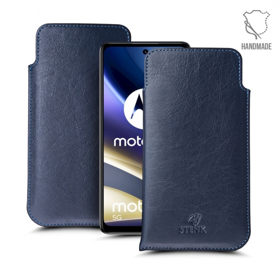 

Футляр Stenk Elegance для Motorola Moto G51 5G Синий