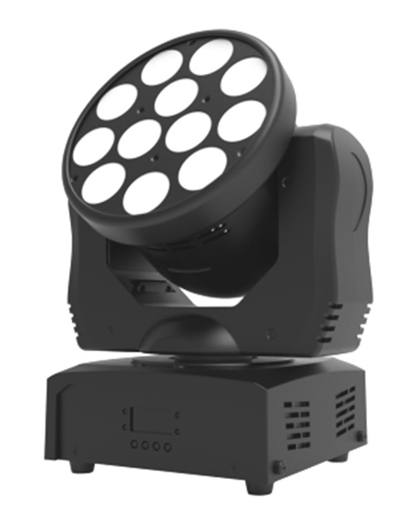 

LED Голова New Light M-YLW12-12 RGBWA UV LED MOVING HEAD 12*12W 6 в 1