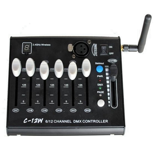 

2.4G Беспроводной DMX контроллер New Light C-12W