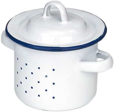 

Игровая кастрюлька Nic эмалированная высокая 8 см (Nic530230)