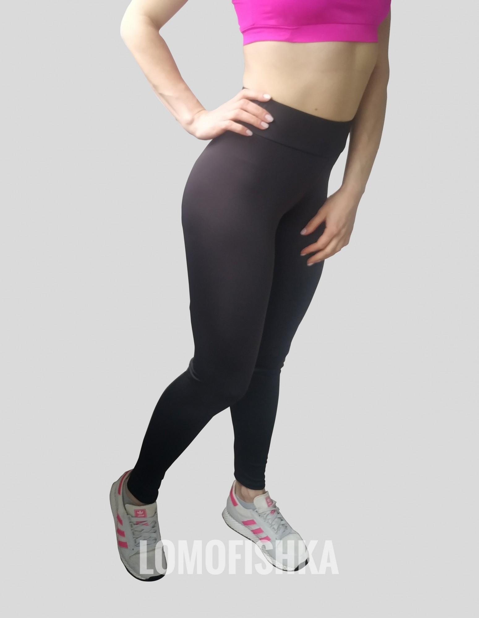 

Спортивные леггинсы LOMOFIT-Black 02 48 черные