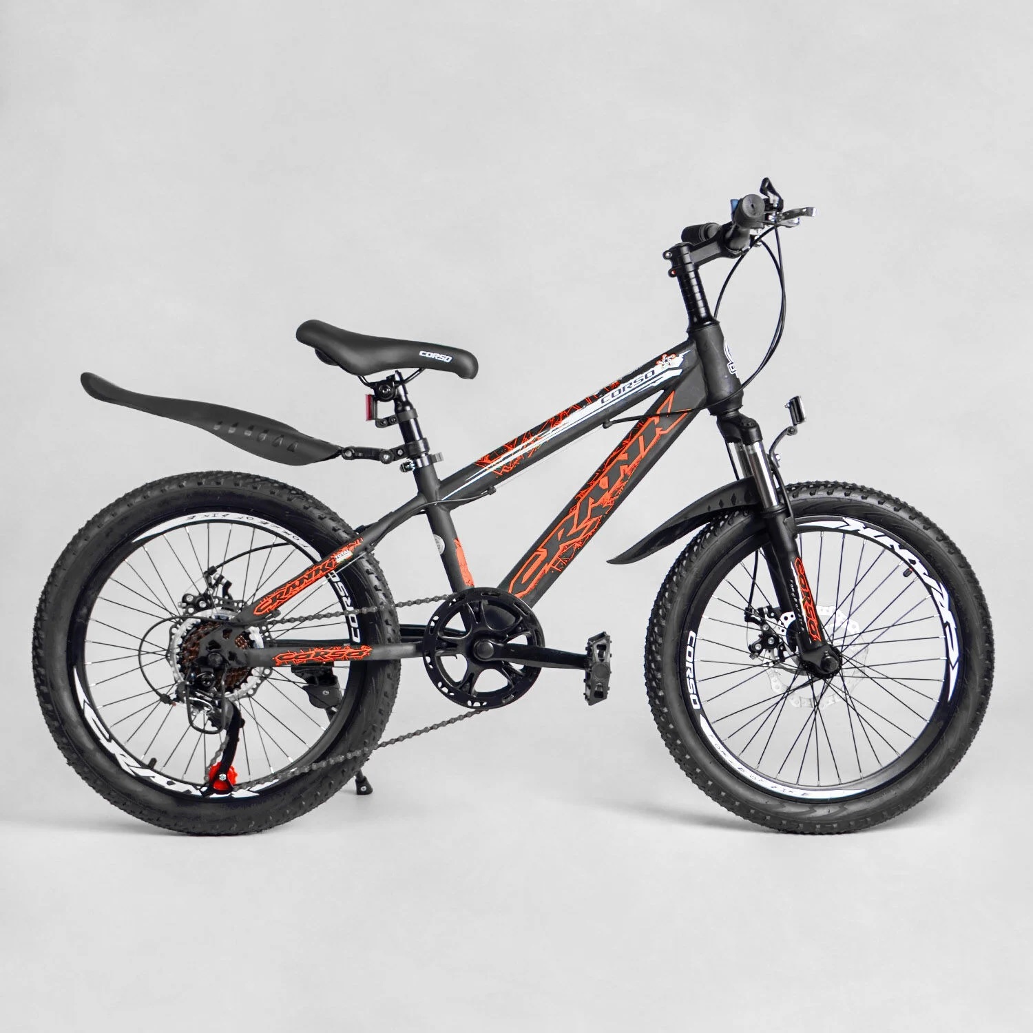 

Велосипед Corso 20" Crank Black-Orange (CR-20805)