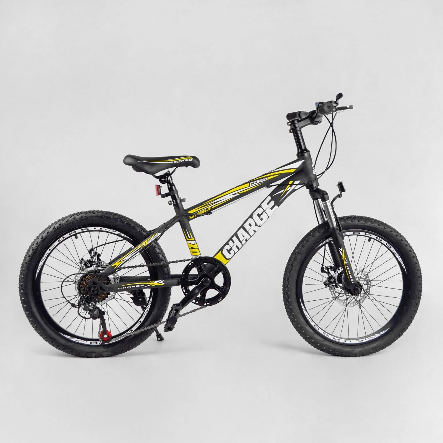 

Велосипед Corso 20" Charge Black-Yellow (SG-20222)