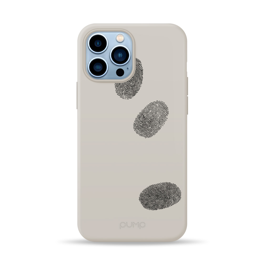 

Чехол для iPhone 13 Pro Max Pump Silicone Minimalistic Case Fingerprints