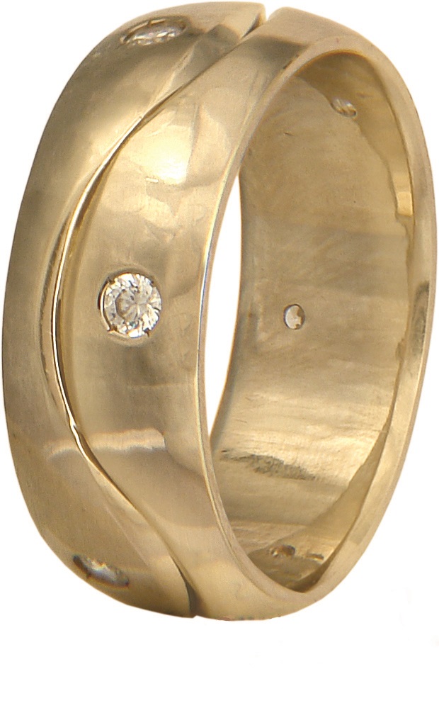 

Обручальное кольцо из желтого золота Alexs Jewel O0044-42770005