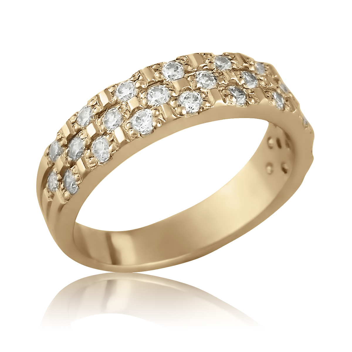 

Кольцо из желто-белого золота Alexs Jewel K334-50420003. Размер 17,5