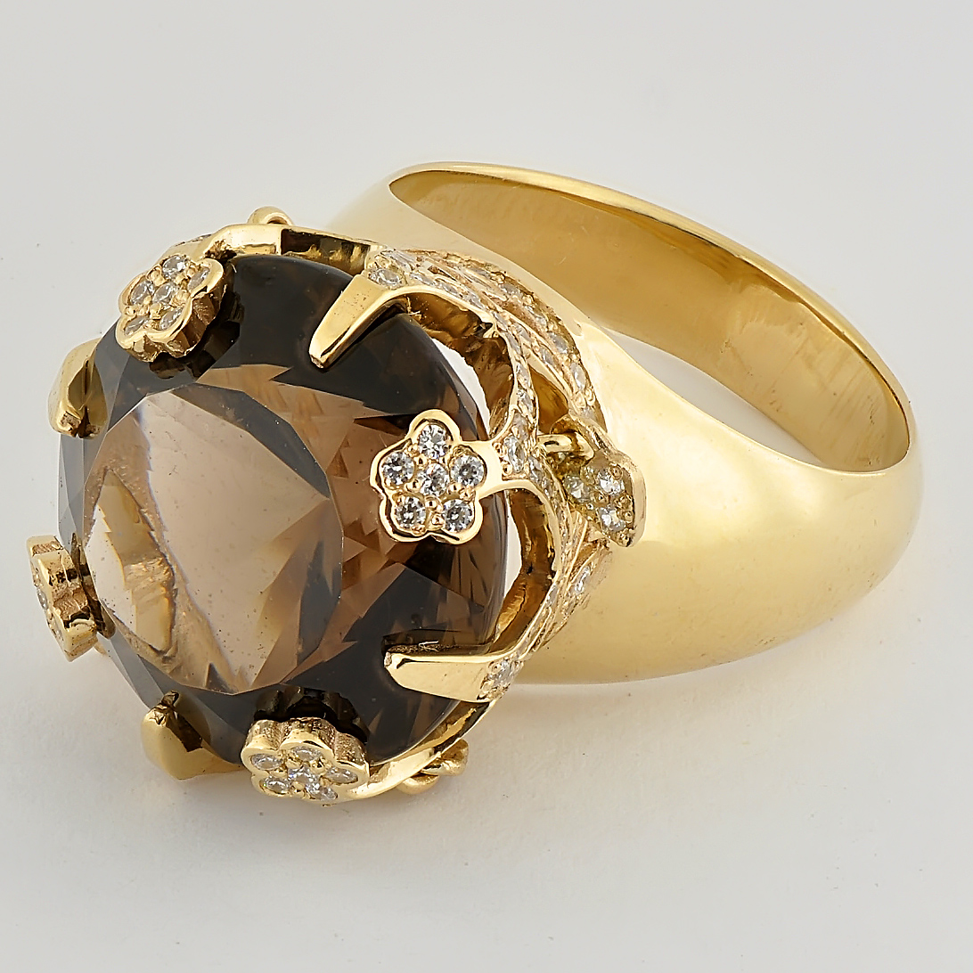 

Кольцо из желтого золота Alexs Jewel K145-39350004. Размер 18