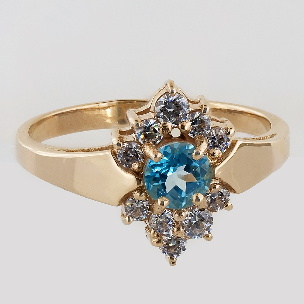 

Кольцо из желтого золота Alexs Jewel K103-47350002. Размер 16,5