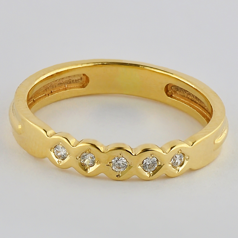

Обручальное кольцо из желтого золота Alexs Jewel O0071-43280003