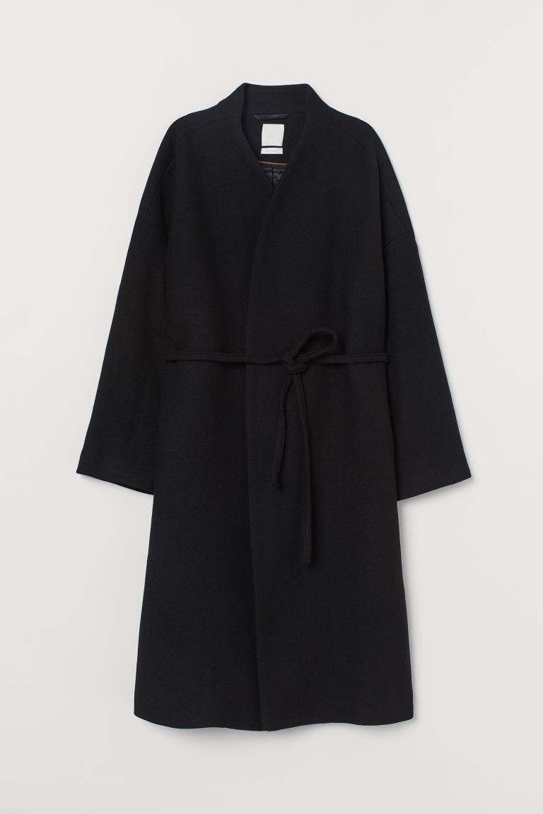 

Пальто H&M  Черный, Пальто H&M XS Черный