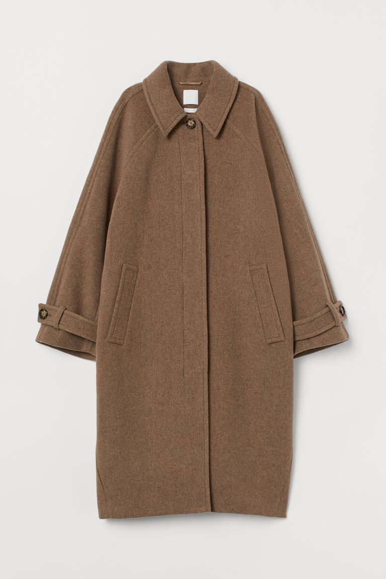 

Пальто H&M  Темно-бежевый, Пальто H&M XL Темно-бежевый