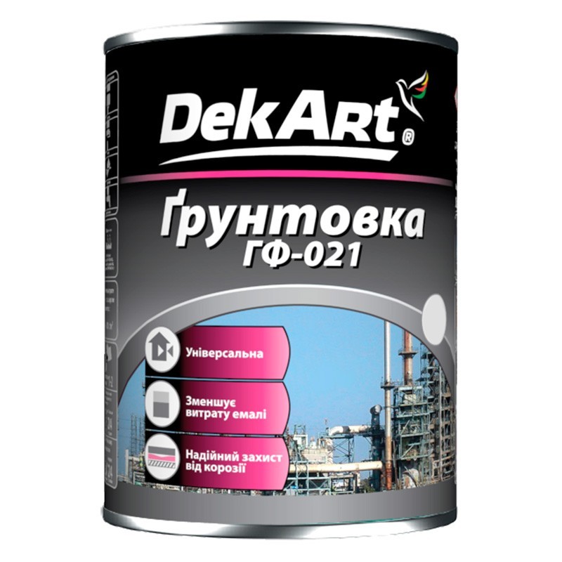 

Грунтовка ГФ-021 DekArt матовая красно-коричневая 25 кг