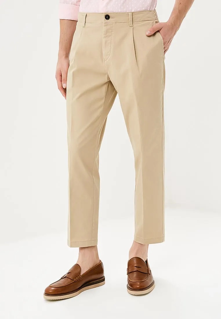 

Брюки United Colors of Benetton 46 бежевый. 4BYW55DP8