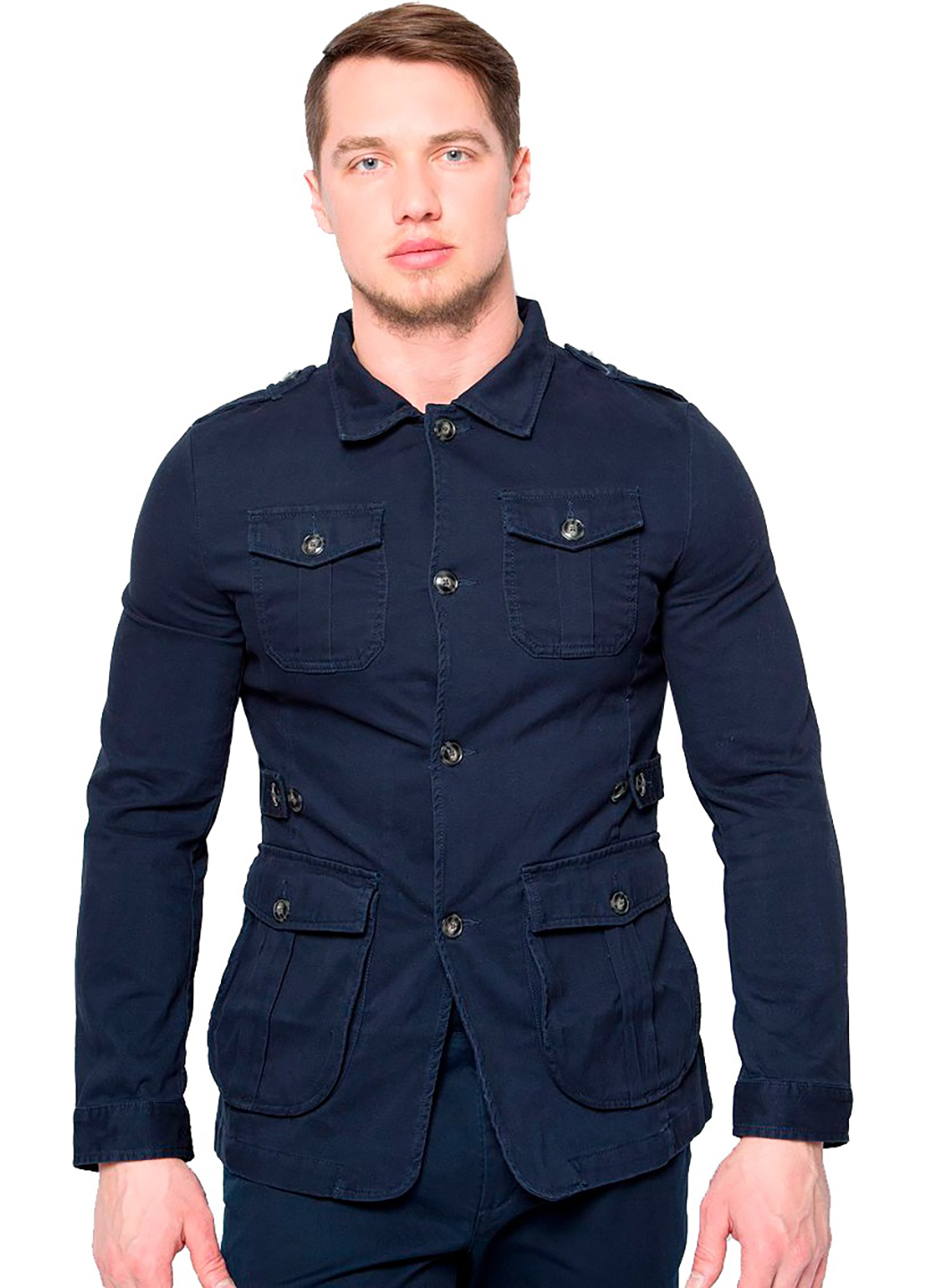 

Пиджак United Colors of Benetton 44 темно синий 2XL352688