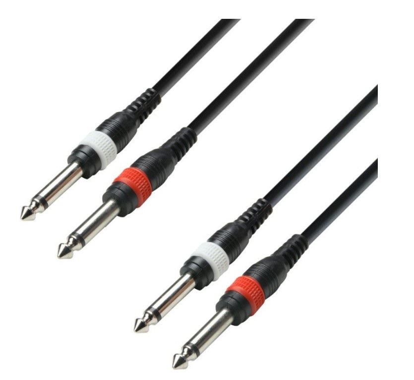 

Готовый инструментальный кабель 2xJack 6,3 — 2xJack 6,3 BIG XC001 8м