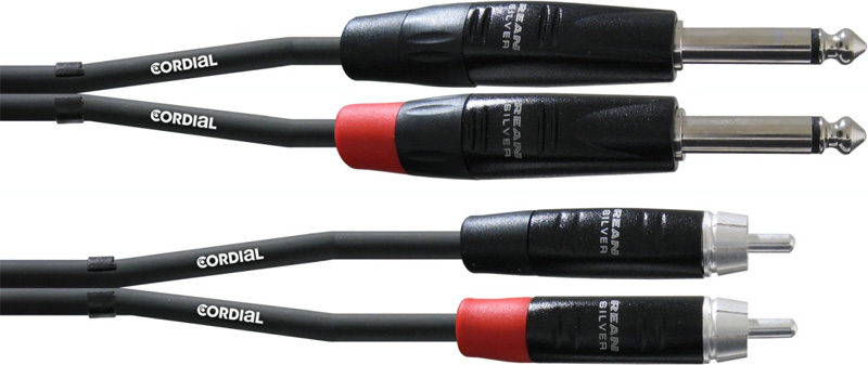 

Коммутационный кабель 2xJack—2xRCA 6м Cordial CIU 6 PC