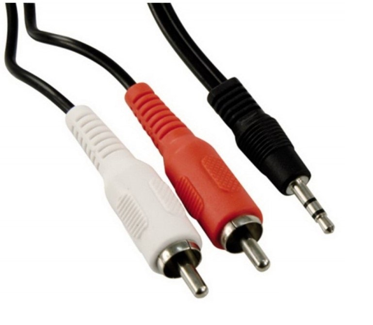 

Готовый аудио кабель Jack 3,5 stereo — 2xRCA BIG YC006 8м