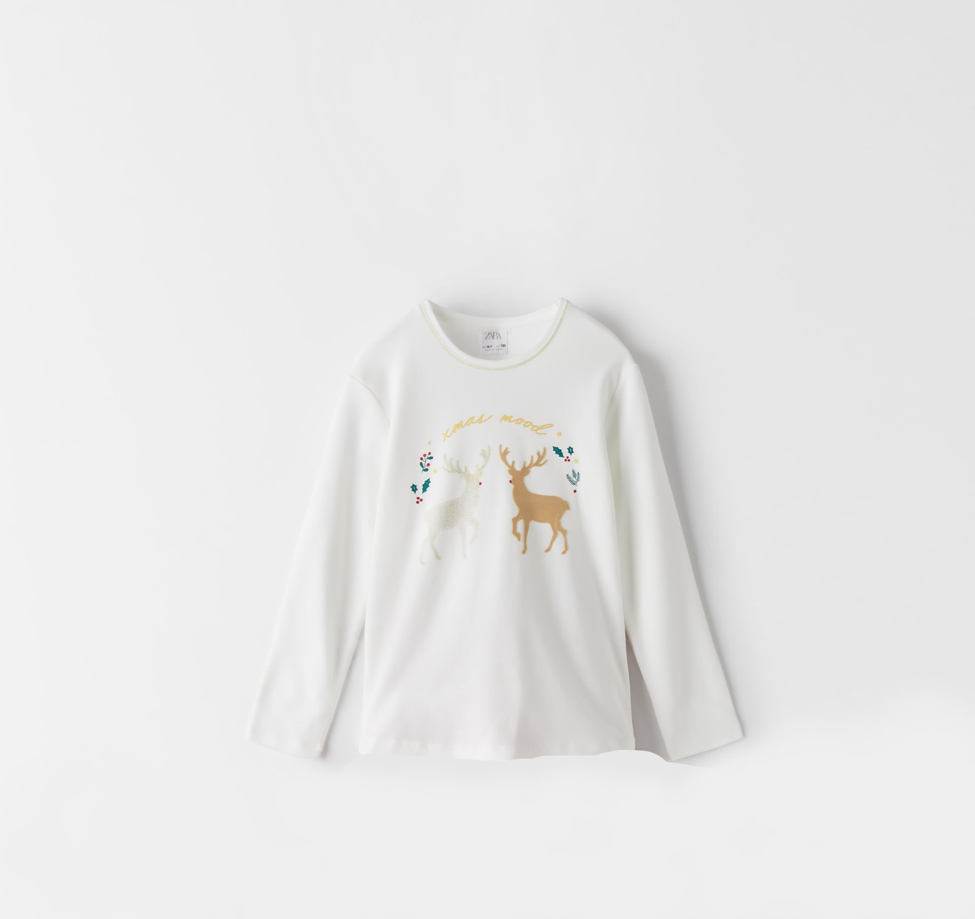 

Лонгслив для сна Zara 164см белый принт 2008748600